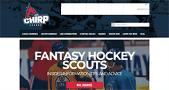 Desktop Screenshot of chirphockey.com
